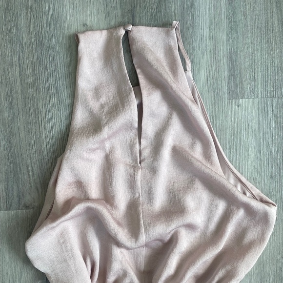 Express High Neck Asymmetrical Fit And Flare Dress - Picture 6 of 11